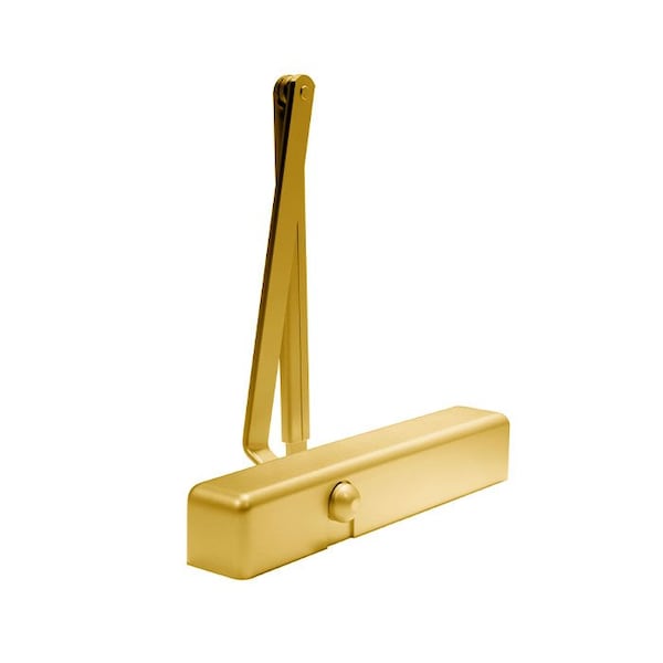 Dorma Adjustable Size 1-6, Flat Arm Non-Hold Open Arm, Tri-Pack, Full Metal Cover, 626 Satin Chrome 8616-AF86P-FMC-626 - main